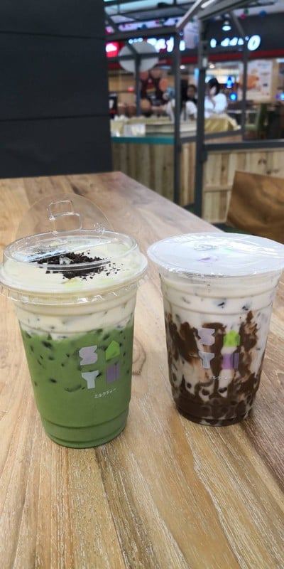 เมนูของร้าน say hi milk tea ไดอาน่าหาดใหญ่