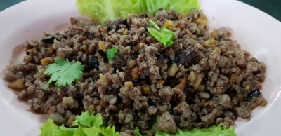 หมูสับผัดหนำเลี๊ยบ
