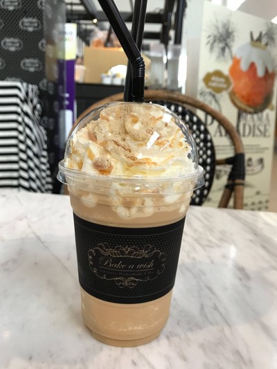 White Malt Latte Frappe