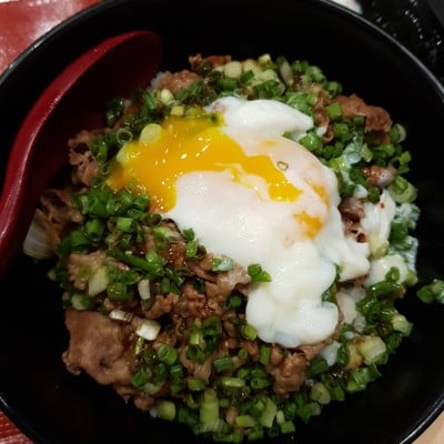 ข้าวหน้าเนื้อไข่ออนเซ็น