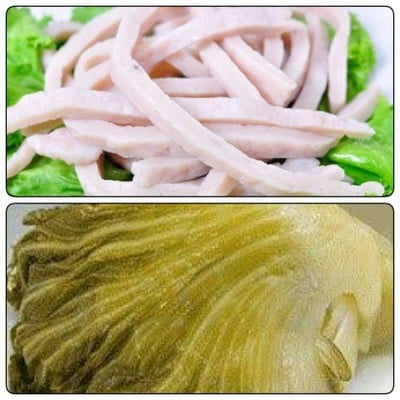 วิธีทำ ผัดผักกาดดองใส่ปลาเส้น