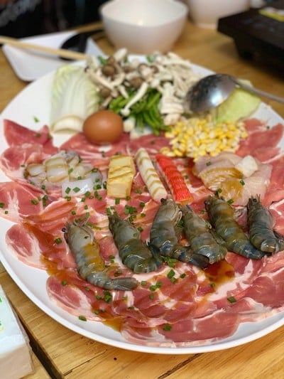 เมนูของร้าน ซันชาบู