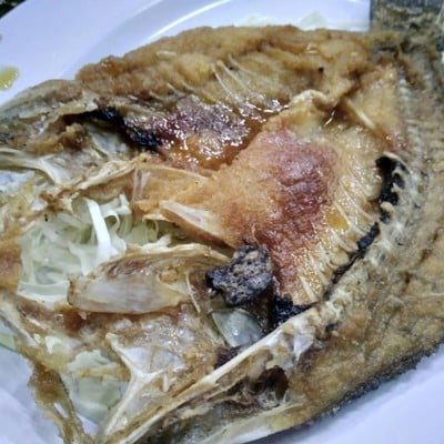 ปลากระพงทอดน้ำปลา
