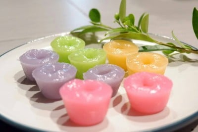 วิธีทำ ขนมน้ำดอกไม้