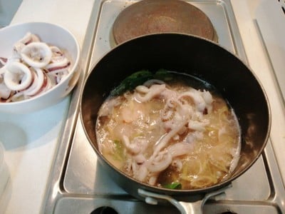 วิธีทำ ปลาหมึก​ลวกจิ้ม