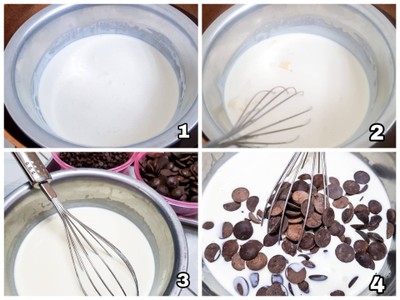 วิธีทำ Nama chocolate