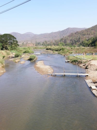 บรรยากาศ สะพานประวัติศาสตร์ท่าปาย (สะพานท่าปาย)