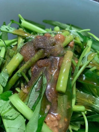 วิธีทำ ผัดผักบุ้งไฟแดง
