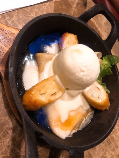 Rakhine Banana Flambe