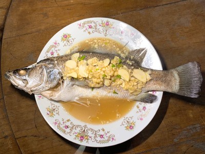 วิธีทำ ปลากะพงนึ่งมะนาว วิธีทำ ปลากะพงนึ่งมะนาว