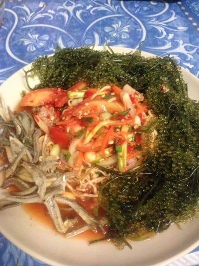 ตำสาหร่ายปลาชิงฉ้าง ตำสาหร่ายปลาชิงฉ้าง