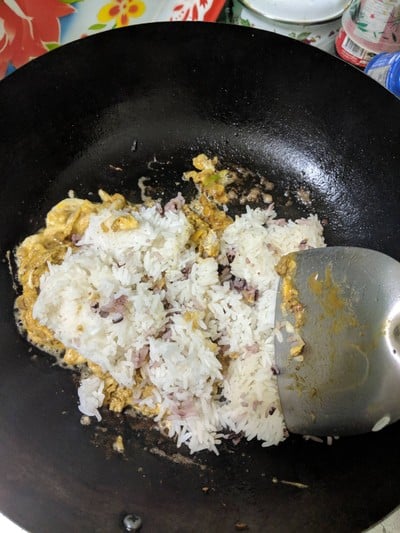 วิธีทำ ข้าวผัดมันปู
