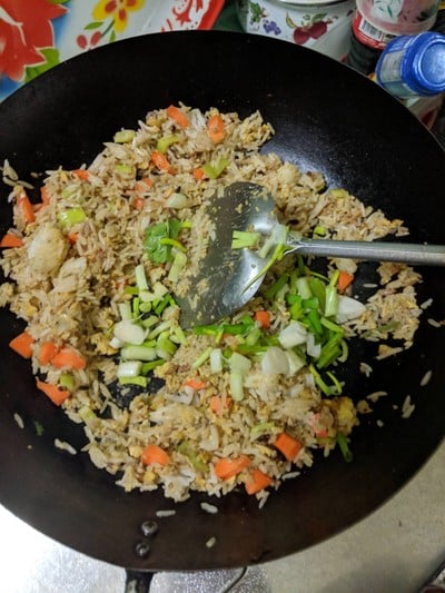 วิธีทำ ข้าวผัดมันปู