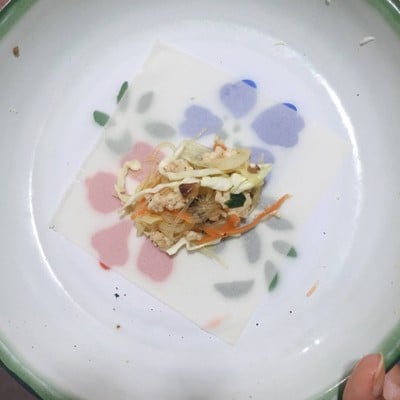 วิธีทำ ปอเปี๊ยะทอด สูตรเสริมโปรตีน