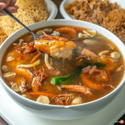 เมนูของร้าน แป๊ะราดหน้า มหาชน นนทบุรี (Nonthaburi)