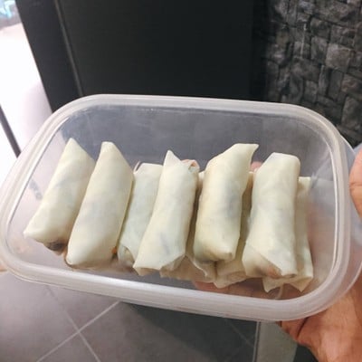 วิธีทำ ปอเปี๊ยะทอด สูตรเสริมโปรตีน