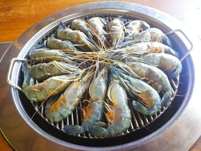 บุฟเฟ่ต์กุ้งกระทะ