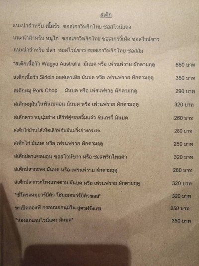 ป้ายราคาหรือสมุดเมนู