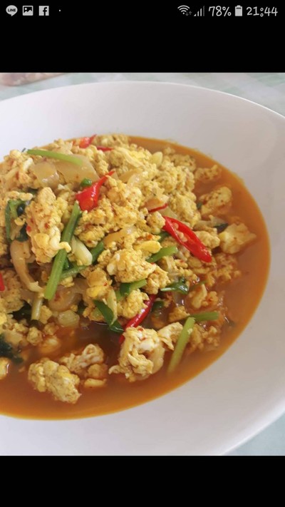 ไข่ผัดผงกะหรี่
