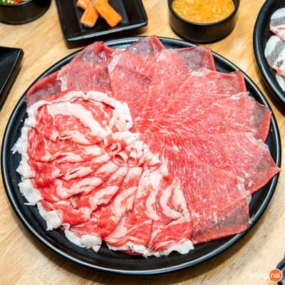 เมนูของร้าน Penguin Eat Shabu Terminal 21 ชั้น5