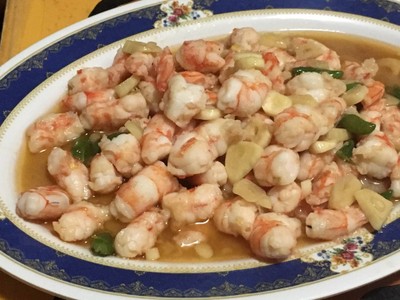 กุ้งผัดพริกขี้หนู