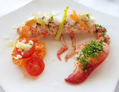 Lobster Salad, Vegetable Macedoine