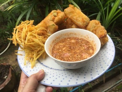 กระบองจ่อ(น้ำเต้า ฟักทอง มะละกอชุบแป้งทอด) กระบองจ่อ(น้ำเต้า ฟักทอง มะละกอชุบแป้งทอด)