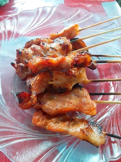 หมูย่างนมสด