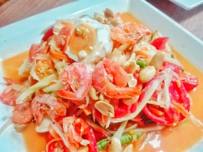🌶 ตำไทยไข่เค็ม 🍅
