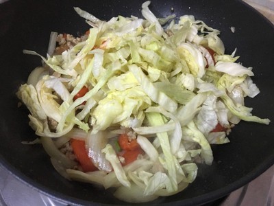 วิธีทำ ผัดวุ้นเส้นผักกาดแก้ว