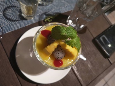 พานาค็อตต้ามะม่วงสุก