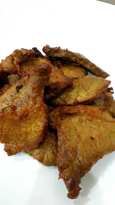 เนื้อทอด ขมิ้น มัสล่า