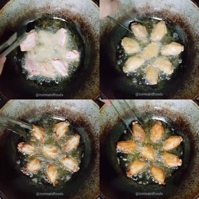 วิธีทำ กลางปีกไก่ทอด วิธีทำ กลางปีกไก่ทอด