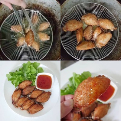 วิธีทำ กลางปีกไก่ทอด วิธีทำ กลางปีกไก่ทอด