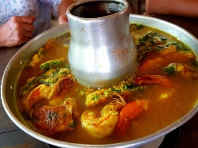 เมนูของร้าน ครัวอากู๋ กบินทร์บุรี