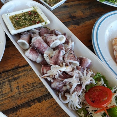 หมึกไข่เผา