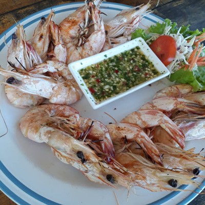 กุ้งเผา