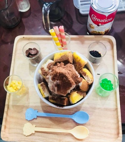 ปังเย็นไมโลภูเขาไฟ