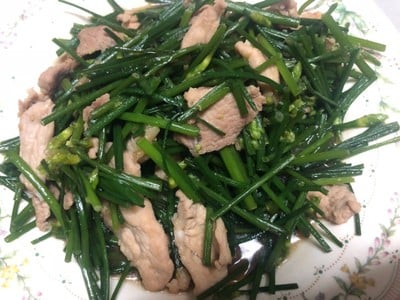 วิธีทำ ผัดดอกไม้กวาดใส่หมู