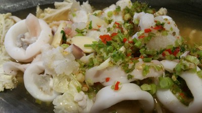 หมึกนึ่งมะนาว