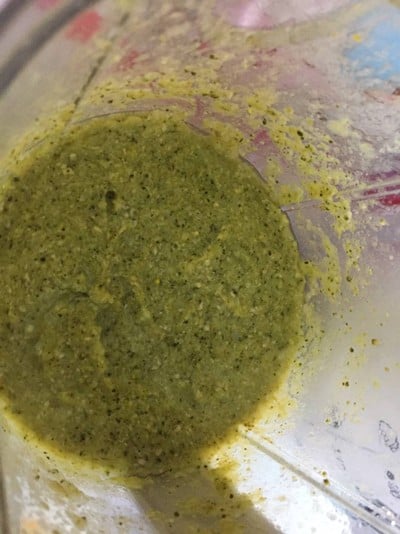 ข้าวปั่น-บร็อคโคลี่-หมู-ไข่แดง ข้าวปั่น-บร็อคโคลี่-หมู-ไข่แดง