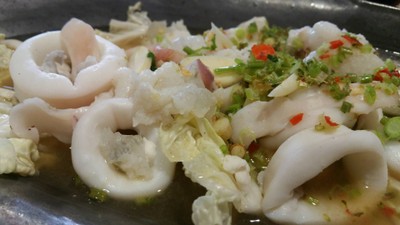 หมึกนึ่งมะนาว