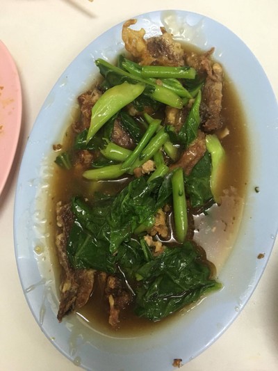 ปลากระพงทอดน้ำปลา