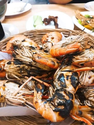 กุ้งเผา