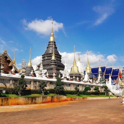 บรรยากาศ วัดเด่นสะหลีศรีเมืองแกน (วัดบ้านเด่น)