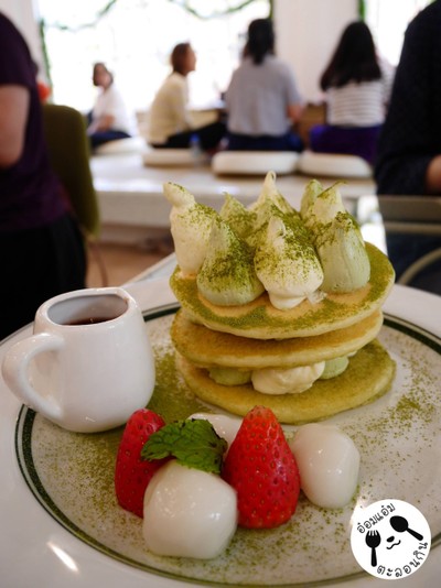 Matcha Tisamisu Pancakes