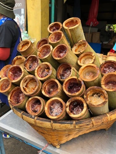 เมนูของร้าน ข้าวหลามแม่นิยม