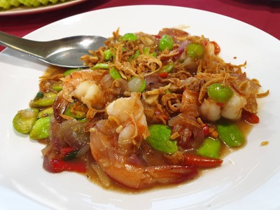 สะตอผัดกุ้งกะปิ