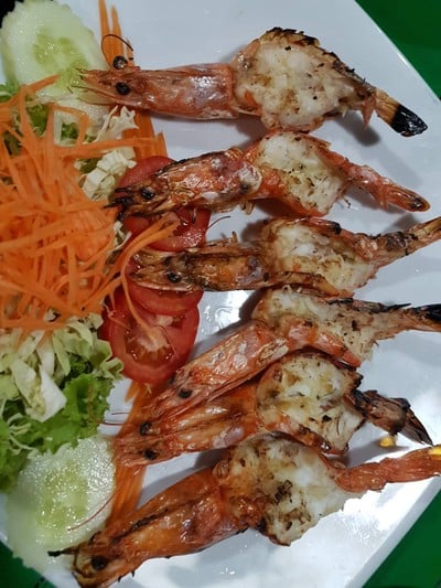 กุ้งเผา
