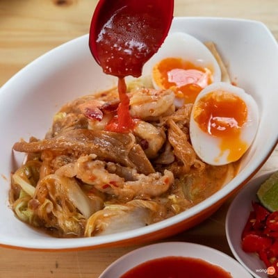 เมนูของร้าน เป่าซิงสุกี้ ถนนจันทน์